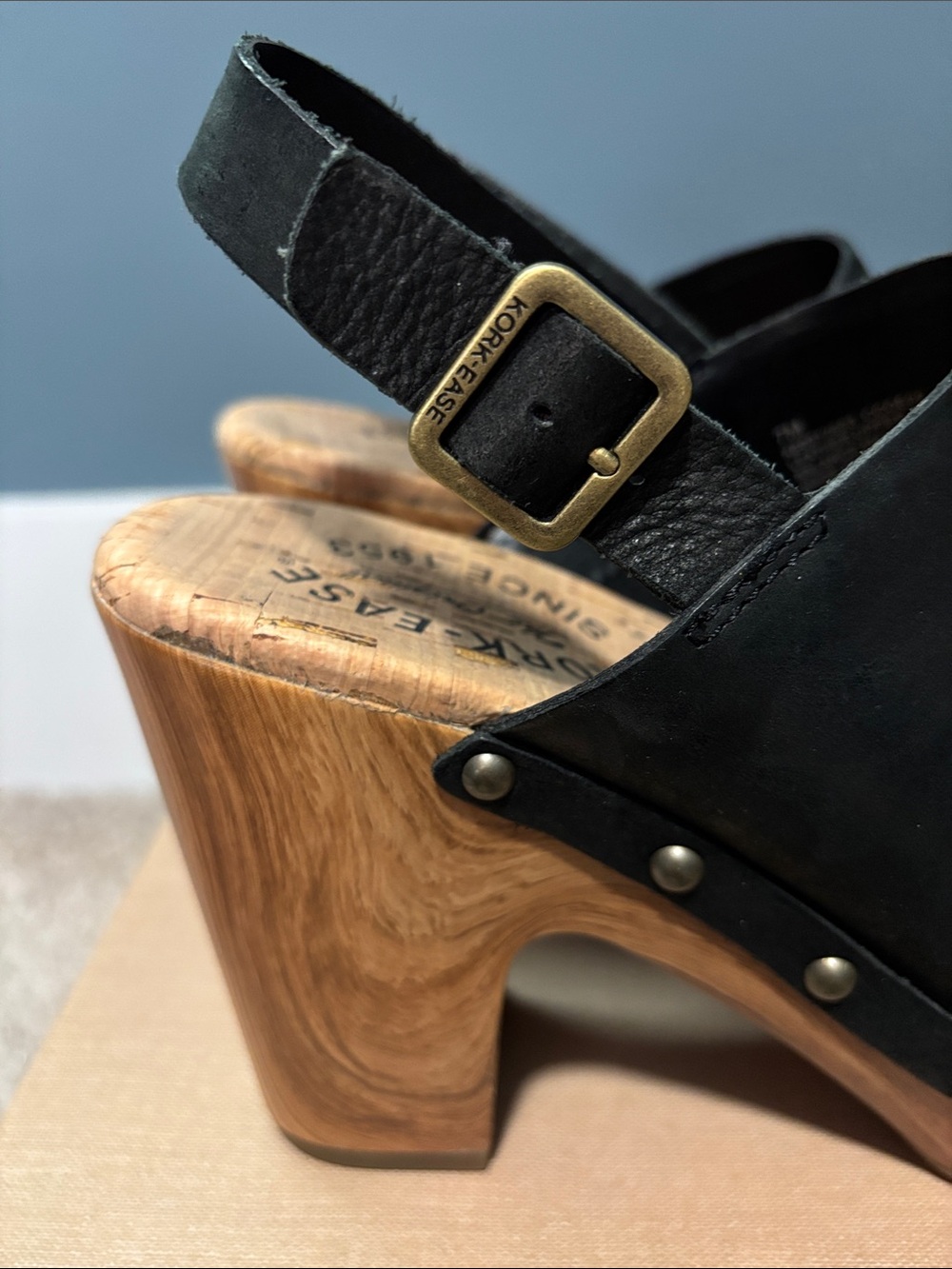 Kork-Ease black Clog Heels - Picture 7 of 9
